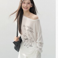 批发180克亚麻雪花长袖T恤防晒衫<b class='q'>打底衫</b>罩衫 透气宽松