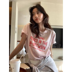 批发官图 21支纯棉-210克100%棉 2026年春夏装短袖T恤女韩版印花