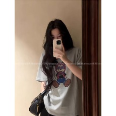 批发官图 21支纯棉-210克100%棉 2026年春夏装短袖<b class='q'>T</b><b class='q'>恤</b>女<b class='q'>韩版</b>印花