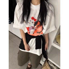 批发官图 21支纯棉-210克100%棉 2026年春夏装短袖<b class='q'>T</b><b class='q'>恤</b>女<b class='q'>韩版</b>印花