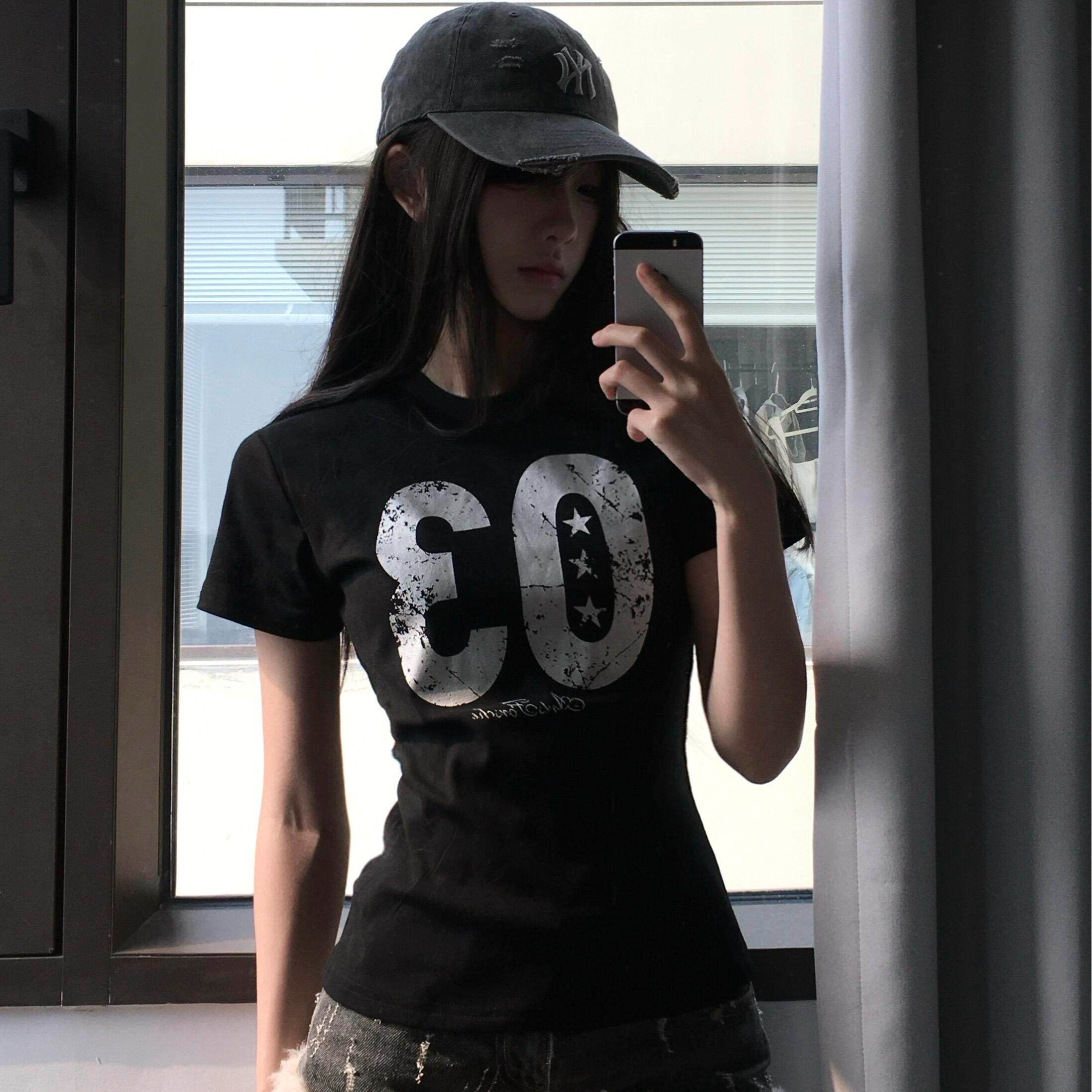 40 220 그램 빗질하다 92 면 8 암모니아 Lun 이후 패키지 칼라 몸매 가꾸기 슬림해 보이는 긍정적 인 어깨 반팔 티셔츠 여성