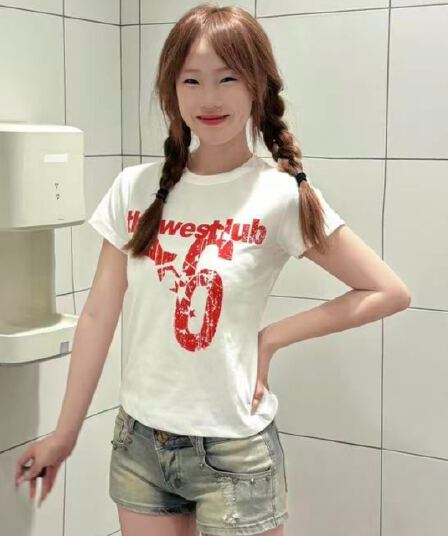40 220 그램 빗질하다 92 면 8 암모니아 Lun 이후 패키지 칼라 몸매 가꾸기 슬림해 보이는 긍정적 인 어깨 반팔 티셔츠 여성
