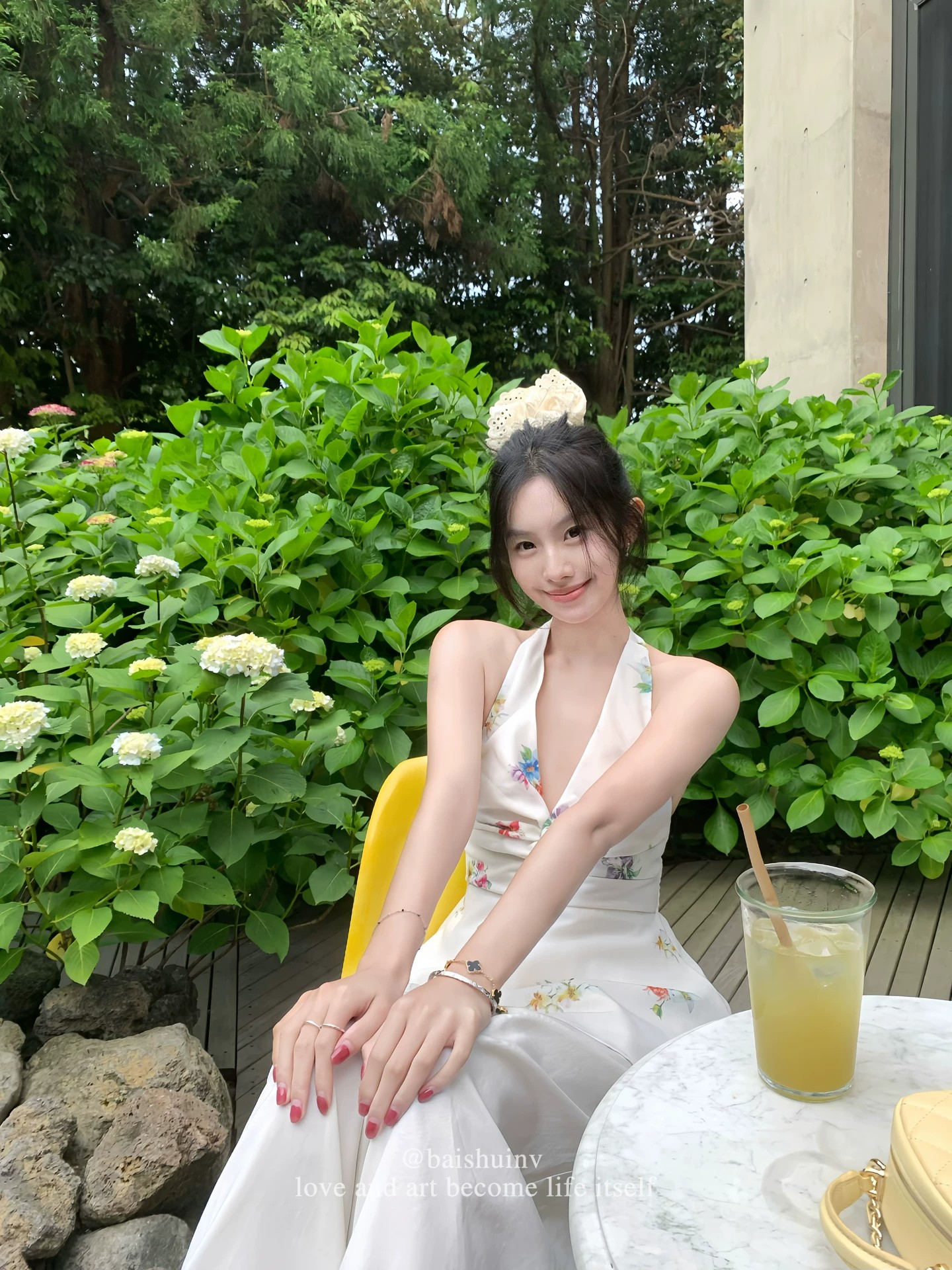 행침 목 백리스 시폰 셔츠 여성 2026 여름 부드러운 품격 휴가 바람 몸매 가꾸기 Chic 맨위