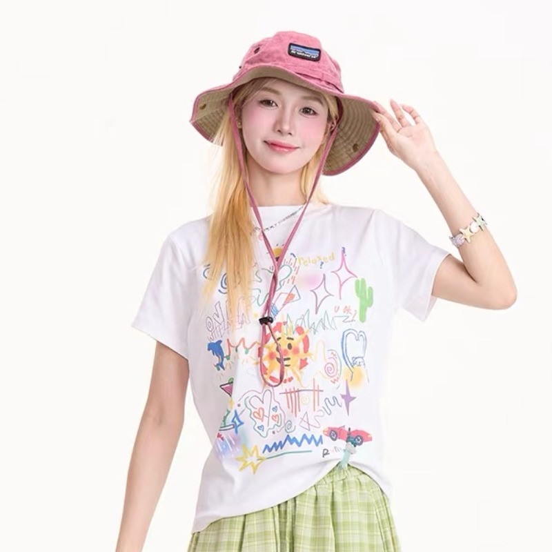 40 220 그램 빗질하다 92 면 8 암모니아 Lun 이후 패키지 칼라 몸매 가꾸기 슬림해 보이는 긍정적 인 어깨 반팔 티셔츠 여성