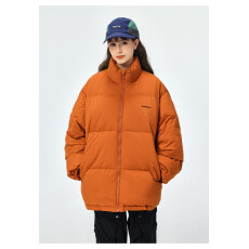 批发白鸭绒2026新款立领羽绒服 短款男女情侣潮牌加厚面包服外套