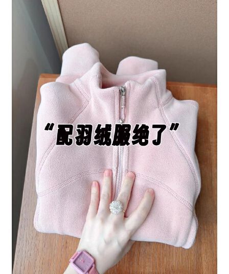 핑크색 스탠드 칼라 털이 있는 후드티 여성 코트 가을 겨울 다운 재킷 내피 보온 맨위 자켓 인사이드 가져 가라. 기본 셔츠