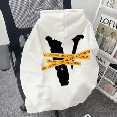 防棉华棉复合牛奶丝300克银狐绒400克 宽松秋冬百搭连帽卫衣
