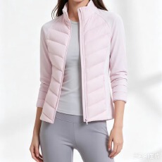 批发小个子轻薄棉服女短款修身运动外套防风保 日常通勤<b class='q'>百搭</b>上衣