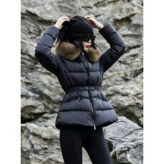 批发狐狸毛领小蛮腰羽绒服女2026冬新款加厚面包服小个子收腰<b class='q'>短</b>款外套