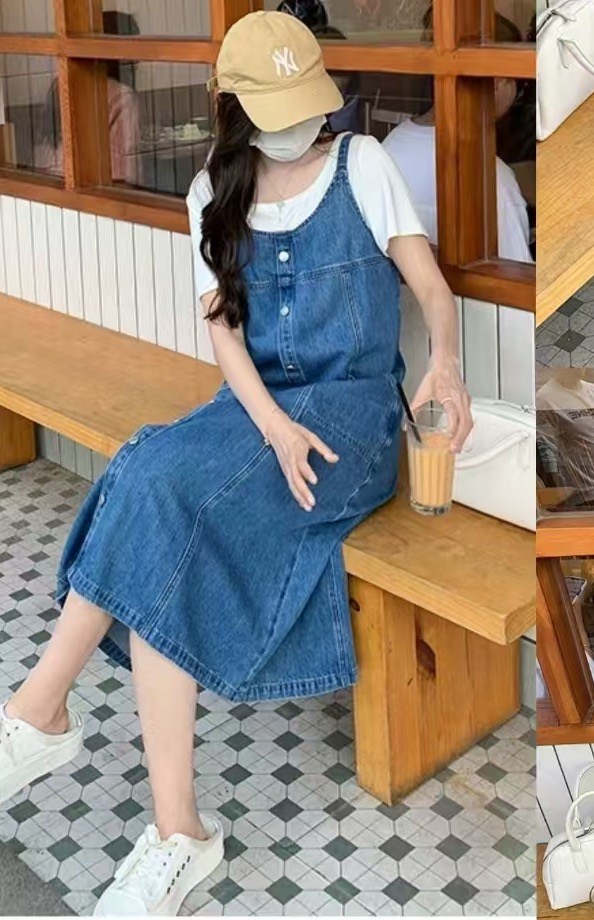 2026 새로운 데님 드레스