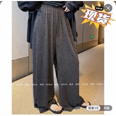 批发嘎嘎胖MM2025秋季新款大码显瘦遮肉百搭糯米裤08033D