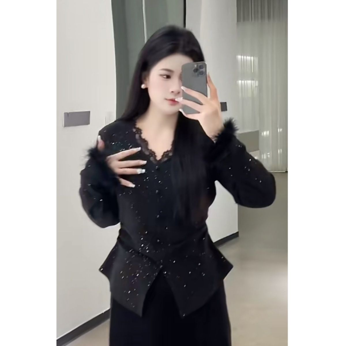 슬림해 보이는 빅 사이즈 지방 mm 2025 겨울 두꺼운 마이크로 지방 슬림해 보이는 표지 고기 품격 레이스 플래시 훈련 맨위