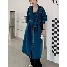 批发牛仔风衣外套