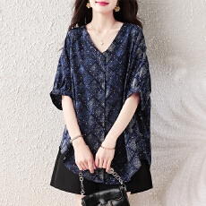 批发实拍2026夏季新款欧货宽松<b class='q'>大码</b>衬衣上衣时尚简约<b class='q'>雪纺衫女</b>