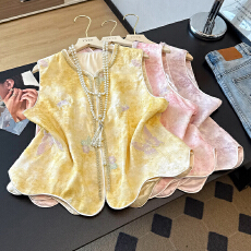 批发新中式刺绣<b class='q'>亮片</b>气质百搭马夹<b class='q'>背心</b>女2026春夏优雅通勤高端马甲坎肩