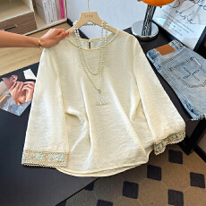 批发新中式国风长袖衬衫女装2026新款高级感衬衣配马甲内搭<b class='q'>打底衫</b>上衣