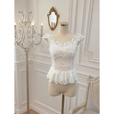 实价已保护 纯欲性感一字肩蕾丝背心女新款修身辣妹内搭绝美上衣