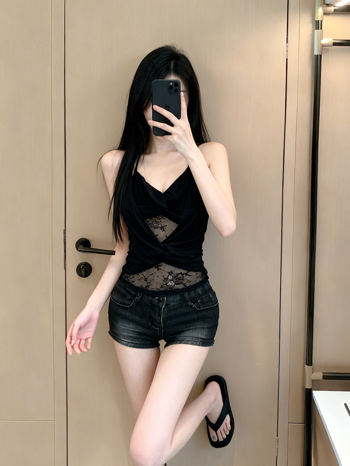 정가 있음 보호 새로운 달콤한 핫걸 몸매 가꾸기 슬립 여성 행침 목 레이스 순수한 욕망 시스루 섹시함 품격 조끼
