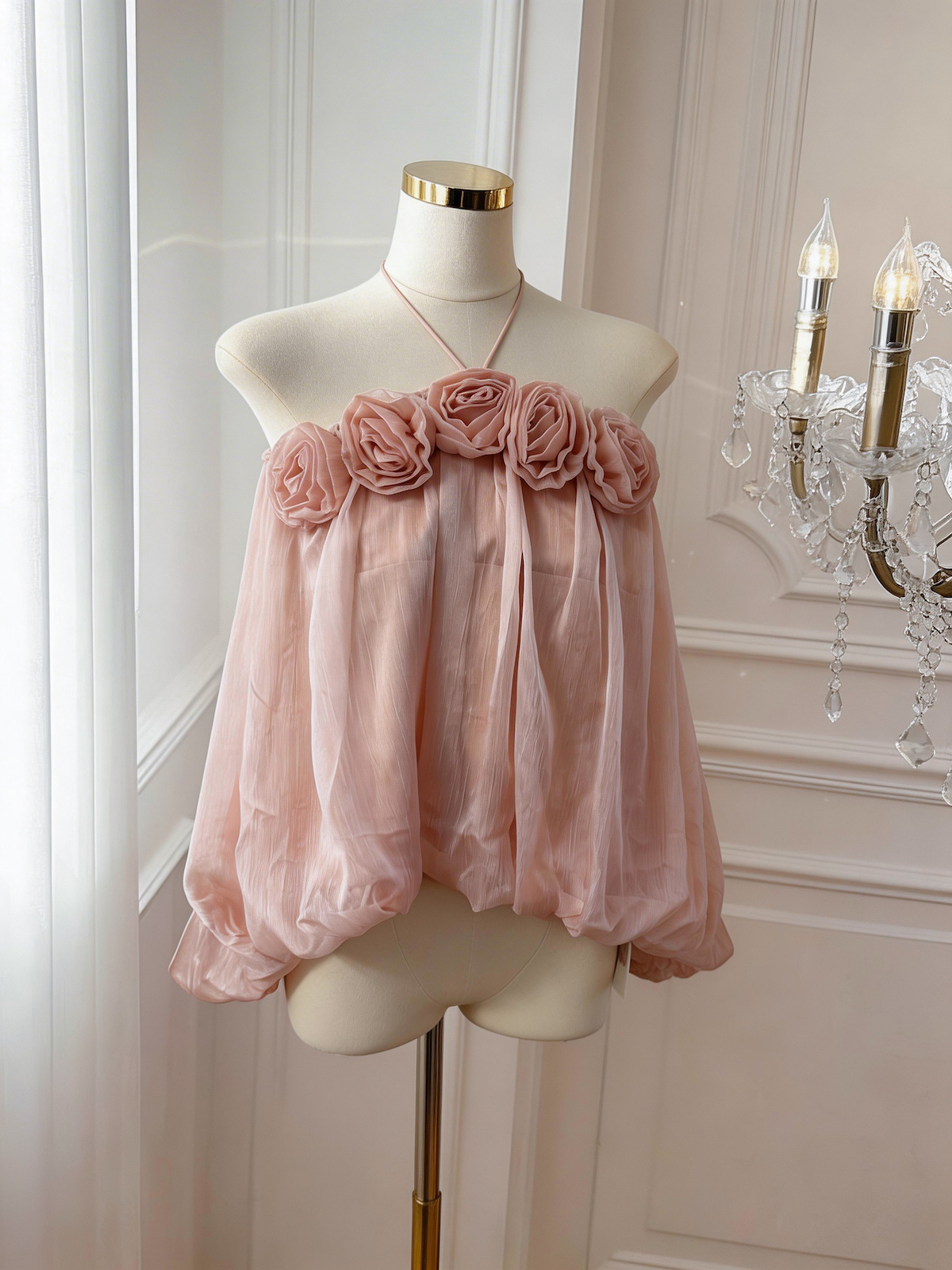 정가 있음 보호 달콤함 오프숄더 행침 목 작은 셔츠 여성 프랑스식 달콤한 욕망 연령 감소 소녀 센스 아름다운 맨위