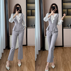 批发简约休闲范套装女2026新款秋季气质减龄高端<b class='q'>贵</b><b class='q'>夫人</b>小香风两件套裤