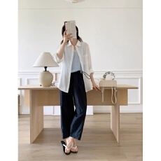 批发<b class='q'>孕妇</b><b class='q'>无</b>托腹九分裤休闲裤夏季薄款透气外穿弯刀阔腿裤