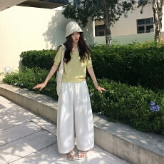 批发孕妇<b class='q'>夏季</b>薄款休闲裤弯刀裤阔腿裤透气外穿<b class='q'>孕妇裤</b>九分裤