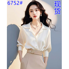 批发2026入春秋穿搭套盐系轻熟出席重要场合的时尚职业衬衫女<b class='q'>缎面</b>衬衣