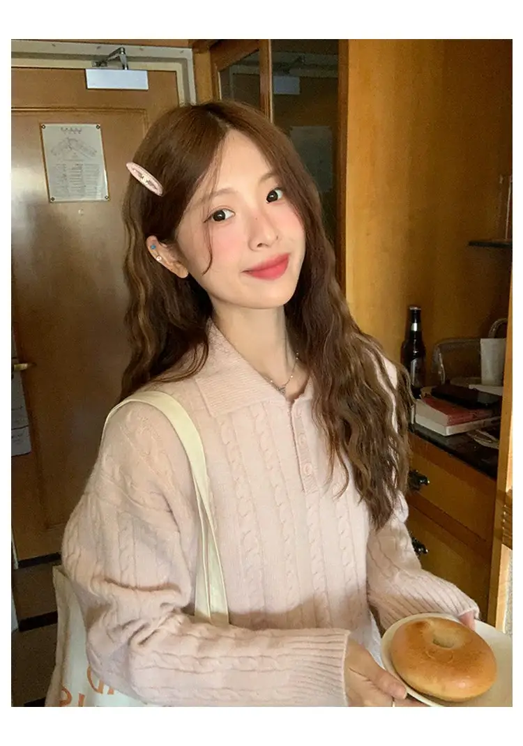 한국인기 꽈배기 니트 상세 이미지 11