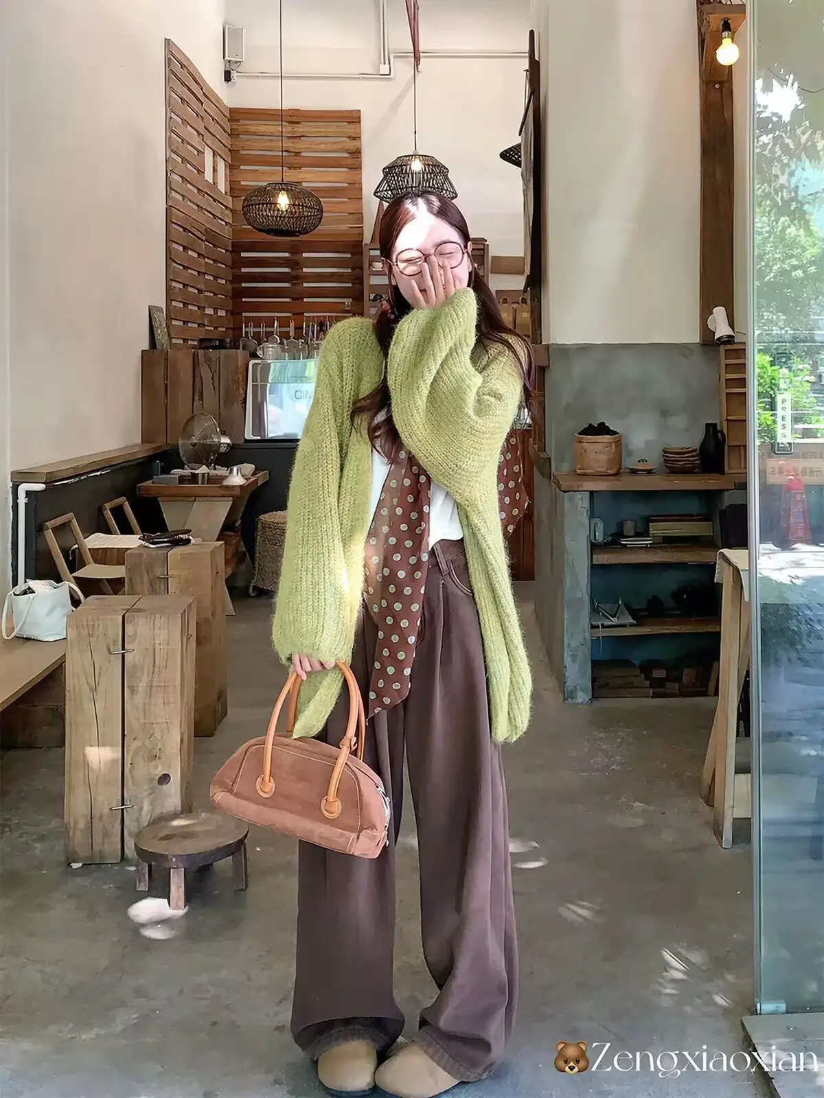 한국인기 퍼프소매 가디건 상세 이미지 4