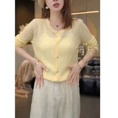 批发时尚气质超显白<b class='q'>针织衫</b><b class='q'>女</b>春夏款百搭薄外套高级感宽松天丝防晒上衣