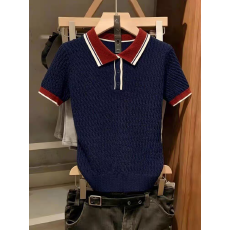 批发夏季别致辣妹复古polo领上衣设计感小众百搭绝美巨好看<b class='q'>短袖</b><b class='q'>t</b><b class='q'>恤</b>女