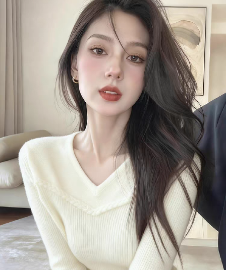 회색 V넥 몸매 가꾸기 기본 셔츠 인사이드 가져 가라. 스웨터 니트 스웨터 여성 2026 새로운 아름다운 그레이트 봐. 의류