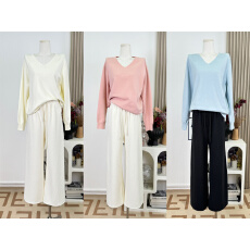 批发POET WONG【慵懒哲学】巨巨好穿！羊毛V领针织衫百搭保暖锁温