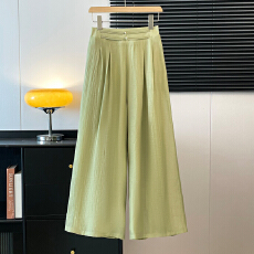 批发实拍新中式改良<b class='q'>唐装</b><b class='q'>汉服</b>显瘦气质民族风国风直筒阔腿休闲裤长裤