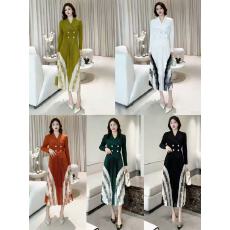 批发外贸跨境非洲欧美A字百褶裙中长款大摆裙2025<b class='q'>秋</b>季新款三宅连衣裙