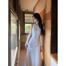 批发【春野】立体绣花连衣裙