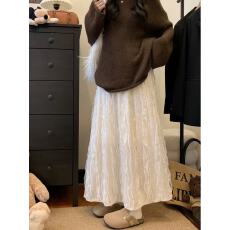 批发法国Rixo Rane舒适仙女风⭐法式肌理感半身裙显瘦温柔a字<b class='q'>蕾丝</b>长裙