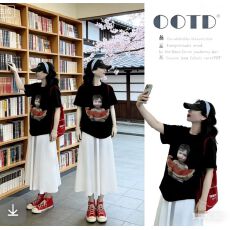 批发<b class='q'>孕妇</b><b class='q'>夏季</b>新品印花<b class='q'>T</b><b class='q'>恤</b>+半身裙<b class='q'>孕妇</b><b class='q'>套装</b>两件套装