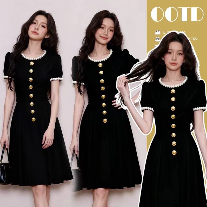 임산부 드레스 패션 외국 가스 장식 버클 임산부 니트 롱 스커트