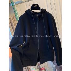 德绒 240斤软糯双拉链连帽卫衣宽松外套内搭上衣女秋冬