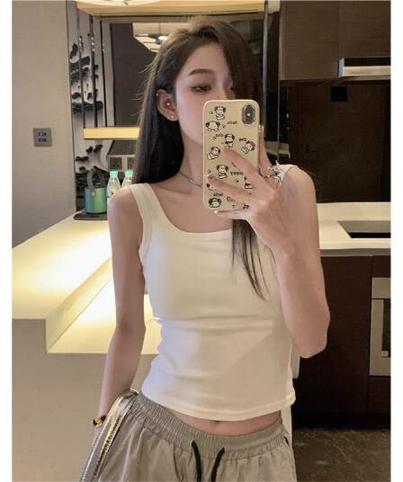 40 순면 210 그램 92 면 8 암모니아 Lun 여름 드레스 캐미솔 여성 셔츠
