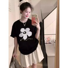 批发2026年夏装短袖T恤女印花