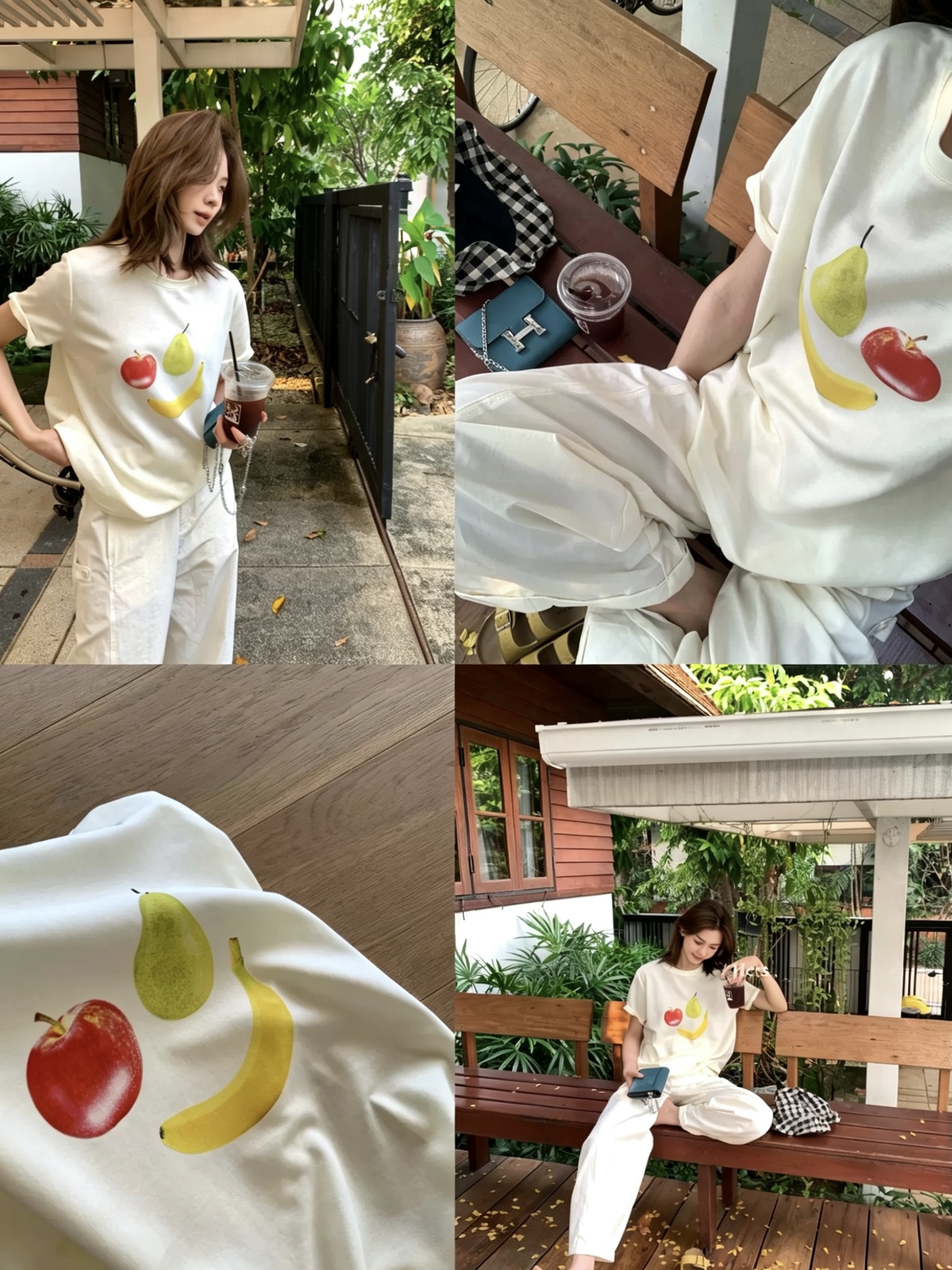 있음 선적 한 부서 달콤함 파이 판매하다 폭발 위로 미소 얼굴 과일 프린트 티셔츠 여성 여름 달콤한 차가운 슬림해 보이는