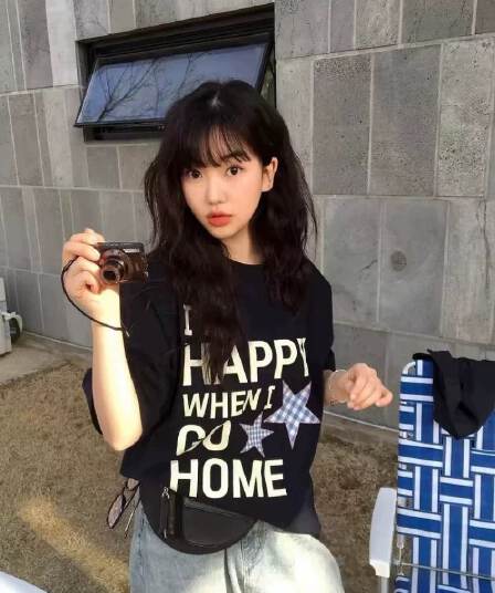있음 선적 여름 드레스 반팔 티셔츠 여성 한국 스타일 빅 사이즈 루즈핏