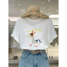 已出货夏装短袖T恤女韩版大码宽松