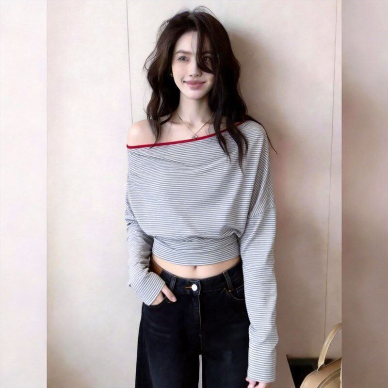 봄 새로운 프랑스식 디자인 센스 작은 대중 패션 품격 여성 의류
