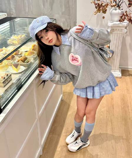 후아 면 복합 얇은 스타일 320 그램 털이 있는 420g 헝겊 프린트 루즈핏 라운드 넥 후드티 여성