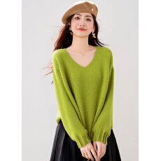 批发实拍◆有◆2025年冬季韩版<b class='q'>时尚</b>简约V领气质显瘦百搭套头毛衣