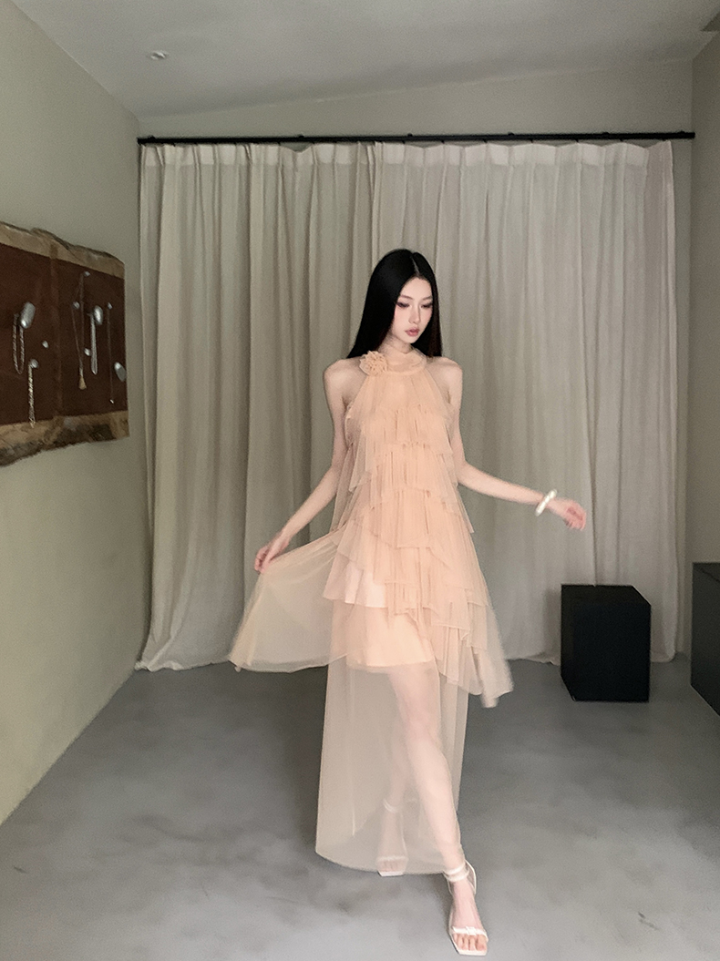 남쪽 법도 가짜 행침 목 거즈 스커트 세트 오프숄더 맨위 반 스커트