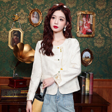 批发新中式国风小香风外套女装2026新款春款今年流行漂亮爆款短款上衣